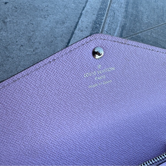 SOLD Louis Vuitton Multicolor Tropical Epi Sarah Wallet - Picture 13 of 16